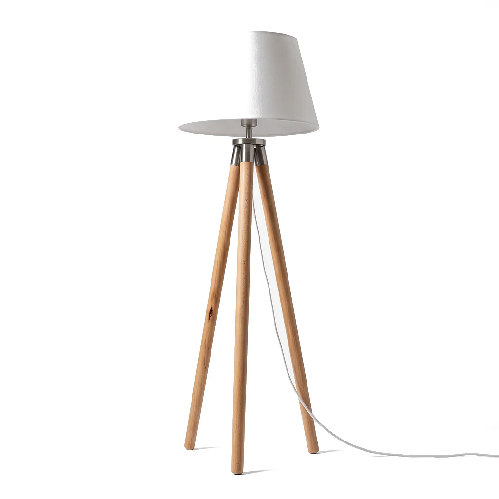 Lampadaire Trépied Scandinave